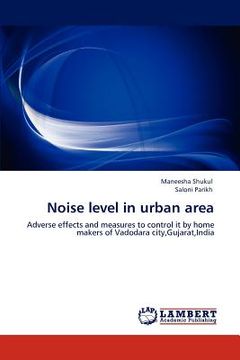 portada noise level in urban area (en Inglés)