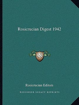 portada rosicrucian digest 1942 (en Inglés)