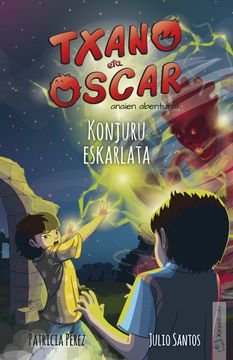 portada Konjuru Eskarlata: Txano eta Oscar Anaien Abenturak: 5 (en Euskera)
