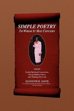 portada simple poetry (in English)