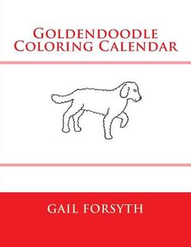 portada Goldendoodle Coloring Calendar (en Inglés)