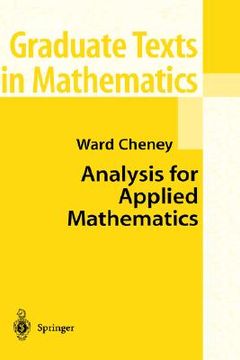 portada analysis for applied mathematics (en Inglés)