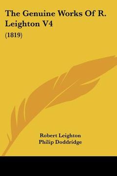 portada the genuine works of r. leighton v4: 1819 (en Inglés)