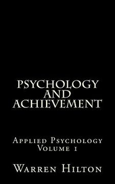 portada Psychology and Achievement: Applied Psychology Volume 1 (in English)
