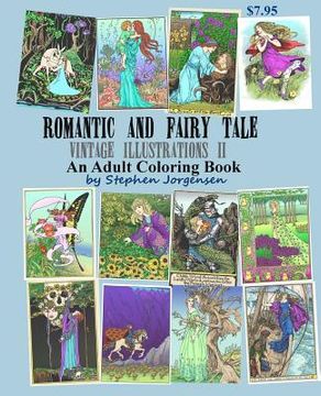 portada Romantic and Fairy Tale Vintage Illustrations II an Adult Coloring Book (en Inglés)