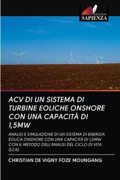 portada Acv Di Un Sistema Di Turbine Eoliche Onshore Con Una Capacità Di 1,5mw (en Italiano)
