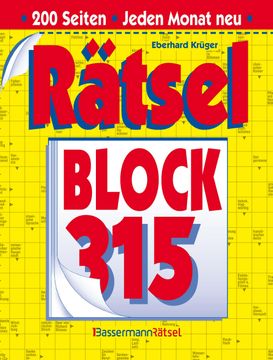 portada Raetselblock 315 (5 Exemplare à 2,99 ) (en Alemán)