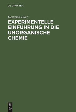portada Experimentelle Einführung in die Unorganische Chemie (en Alemán)