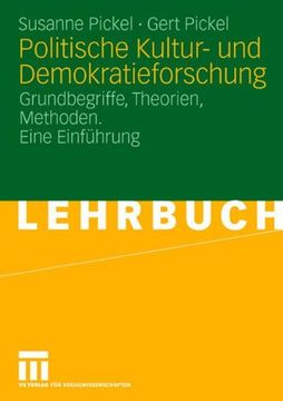 portada Politische Kultur- und Demokratieforschung: Grundbegriffe, Theorien, Methoden. Eine Einführung (German Edition)