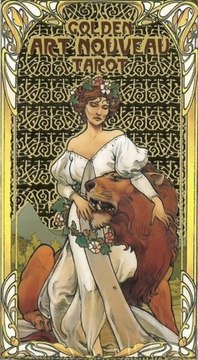 portada Golden art Nouveau Tarot 