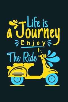 portada Life Is A Journey Enjoy The Ride: Feel Good Reflection Quote for Work Employee Co-Worker Appreciation Present Idea Office Holiday Party Gift Exchange (en Inglés)
