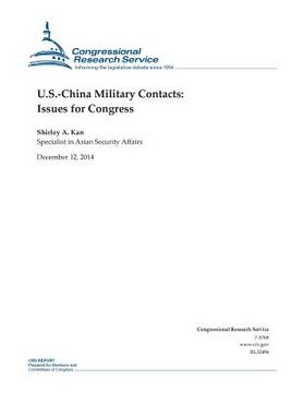 portada U.S.-China Military Contacts: Issues for Congress (en Inglés)