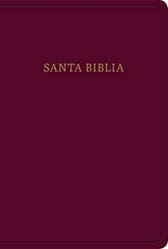 portada Rvr 1960 Biblia Letra Grande Tamaño Manual, Borgoña Imitación Piel (in Spanish)