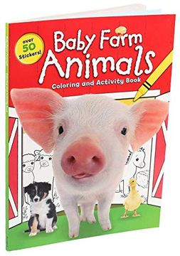 portada Baby Farm Animals Coloring and Activity Book (Coloring Fun) 