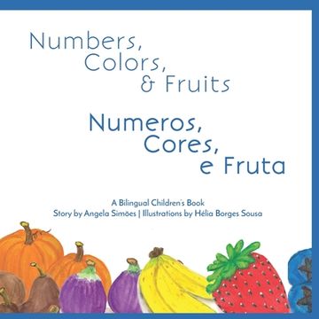 portada Numeros, Cores, e Fruta - Numbers, Colors and Fruits (en Portugués)
