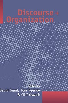 portada discourse and organization (en Inglés)