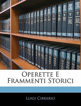 portada Operette E Frammenti Storici (en Italiano)