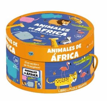 portada Los Animales de Africa (Cajas Redondas)