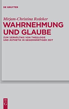 portada Wahrnehmung und Glaube (Theologische Bibliothek Topelmann (Walter de Gruyter)) (in German)