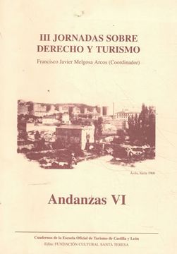 portada Iii Jornadas Sobre Derecho y Turismo