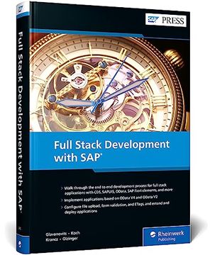 portada Full Stack Development With sap (Sap Press) 