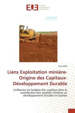 portada Liens Exploitation minière-Origine des Capitaux-Développement Durable (en Francés)