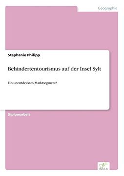 portada Behindertentourismus auf der Insel Sylt (German Edition)