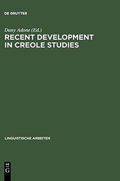 portada Recent Development in Creole Studies (Linguistische Arbeiten) (en Inglés)