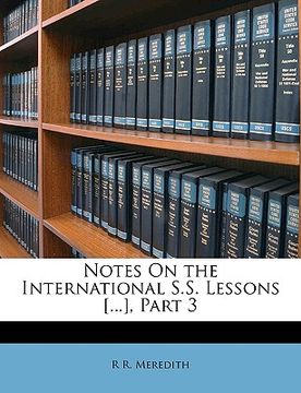 portada notes on the international s.s. lessons [...], part 3 (in English)
