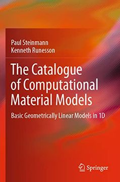 portada The Catalogue of Computational Material Models: Basic Geometrically Linear Models in 1d (en Inglés)