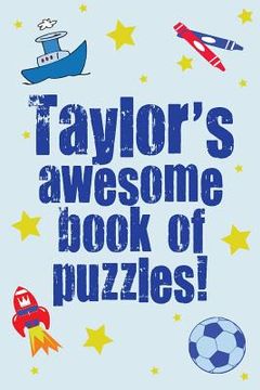 portada Taylor's Awesome Book Of Puzzles (in English)