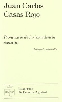 portada Prontuario de jurisprudencia registral