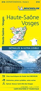 portada Carte Haute-Saône, Vosges Michelin