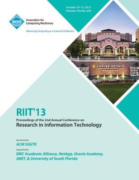 portada Riit 13 Proceedings of the 2nd Annual Conference on Research in Information Technology (en Inglés)