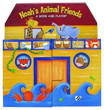 portada noah's animal friends: a book and playset (en Inglés)