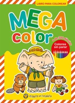 portada Mega Color 1 - Libro Para Colorear