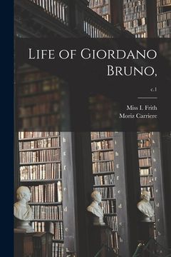 portada Life of Giordano Bruno; c.1 (in English)