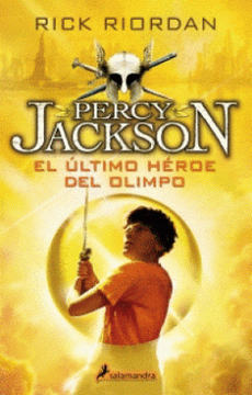 portada Percy Jackson 5 el Último Héroe del Olimpo (in Spanish)