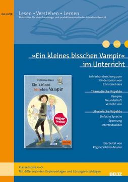 portada Ein Kleines Bisschen Vampir« im Unterricht (en Alemán)