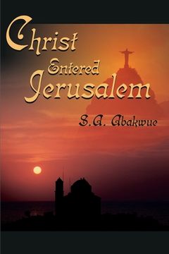 portada christ entered jerusalem (en Inglés)