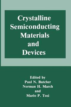 portada Crystalline Semiconducting Materials and Devices (en Inglés)