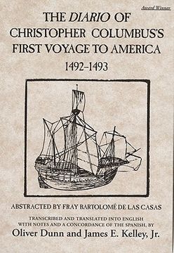 portada the diario of christopher columbus's first voyage to america, 1492-1493 (en Inglés)