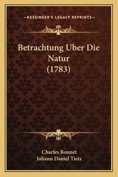 portada Betrachtung Uber Die Natur (1783) (en Alemán)