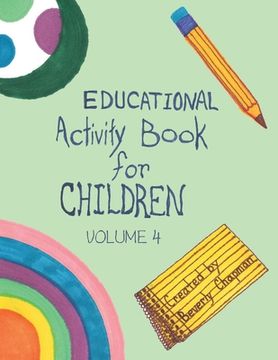 portada Educational Activity Book for Children Volume 4 (en Inglés)