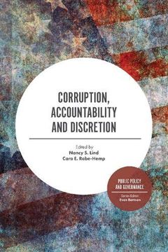 portada Corruption, Accountability and Discretion (Public Policy and Governance) (en Inglés)