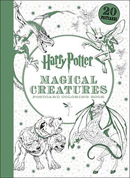 portada Harry Potter Magical Creatures Postcard Coloring Book (en Inglés)