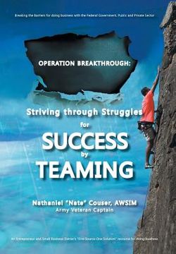 portada Operation Breakthrough: Striving Through Struggles for Success by Teaming (en Inglés)