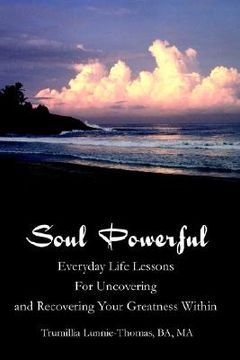 portada soul powerful: everyday life lessons for uncovering and recovering your greatness within (in English)