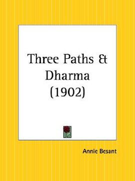 portada three paths and dharma (in English)