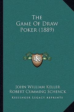 portada the game of draw poker (1889)